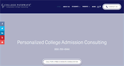 Desktop Screenshot of college-pathways.com